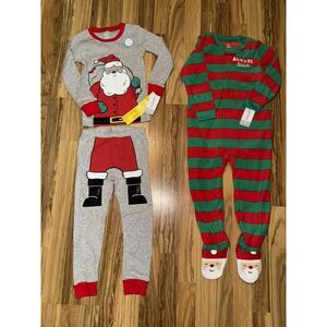 Christmas Carter's‎ NEW Boy's Sz 4T Pajamas Santa